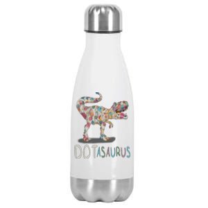 International Dot Day Dotasaurus Funny Creative Dots Great Gift Stainless Steel Insulated Water Bottle