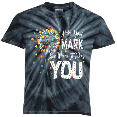 International Dot Day 2024 The Dot Make Mark Kids Tie-Dye T-Shirt