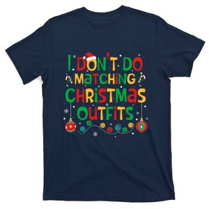 I DonT Do Christmas Matching Outfit But I Do Funny Couples T-Shirt