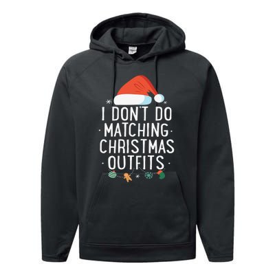 I Don't Do Matching Christmas Outfits But I Do Xmas Couples  Performance Fleece Hoodie