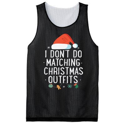 I Don't Do Matching Christmas Outfits But I Do Xmas Couples  Mesh Reversible Basketball Jersey Tank