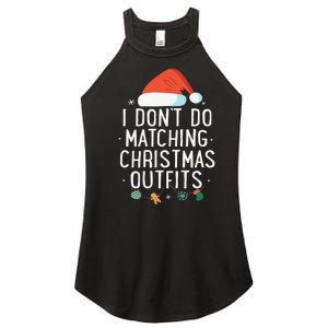 I Don't Do Matching Christmas Outfits But I Do Xmas Couples  Women's Perfect Tri Rocker Tank