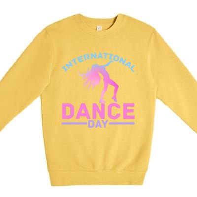 International Dance Day Expressive Dance Ballet Princess Gift Premium Crewneck Sweatshirt