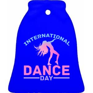 International Dance Day Expressive Dance Ballet Princess Gift Ceramic Bell Ornament