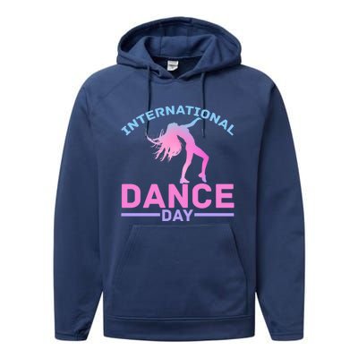 International Dance Day Expressive Dance Ballet Princess Gift Performance Fleece Hoodie