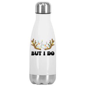 I Don’t Do Matching Pyjamas But I Do Couple Christmas Outfit Cool Gift Stainless Steel Insulated Water Bottle