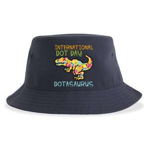 International Dot Day Dino Dotasaurus Funny Boy Sustainable Bucket Hat