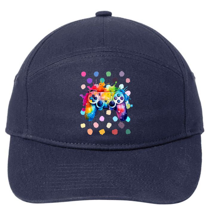 International Dot Day Gaming Dots Boy Kids 7-Panel Snapback Hat