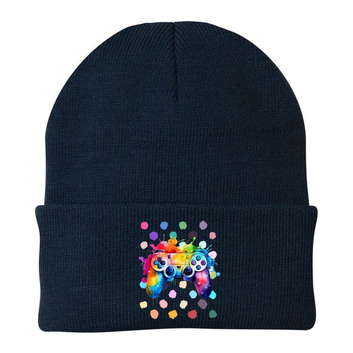 International Dot Day Gaming Dots Boy Kids Knit Cap Winter Beanie