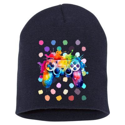 International Dot Day Gaming Dots Boy Kids Short Acrylic Beanie