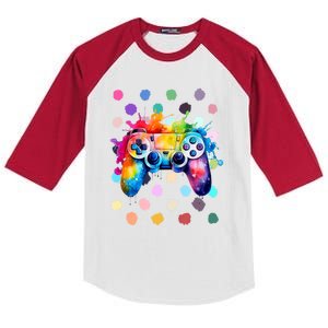 International Dot Day Gaming Dots Boy Kids Kids Colorblock Raglan Jersey