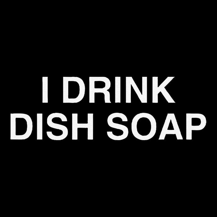I Drink Dish Soap Funny Gen Z Brainrot Unhinged Novelty Meme Drawstring Bag