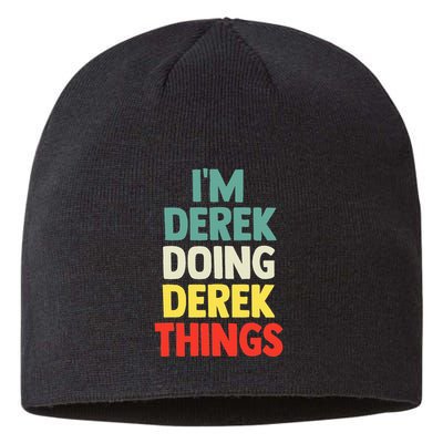 IM Derek Doing Derek Things Personalized Name Sustainable Beanie
