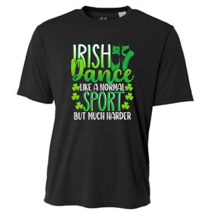 Irish Dance Dancing St Patrick's Day Shamrock Proudd Dancer Cooling Performance Crew T-Shirt