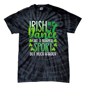 Irish Dance Dancing St Patrick's Day Shamrock Proudd Dancer Tie-Dye T-Shirt