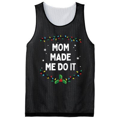 I Dont Do Matching Christmas Outfits Mom Made Me Do It Mesh Reversible Basketball Jersey Tank