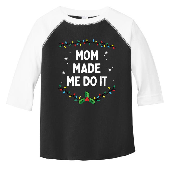 I Dont Do Matching Christmas Outfits Mom Made Me Do It Toddler Fine Jersey T-Shirt