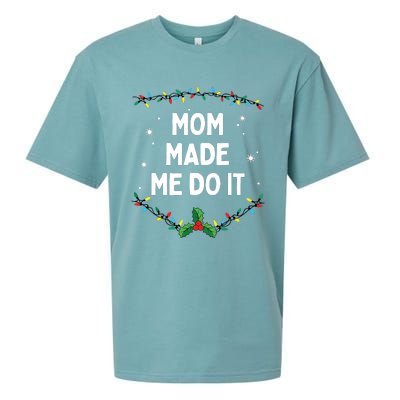 I Dont Do Matching Christmas Outfits Mom Made Me Do It Sueded Cloud Jersey T-Shirt