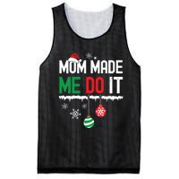 I Dont Do Matching Christmas Outfits Mom Made Me Do It Funny Mesh Reversible Basketball Jersey Tank