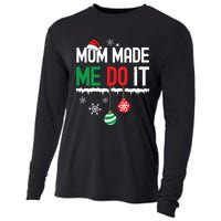 I Dont Do Matching Christmas Outfits Mom Made Me Do It Funny Cooling Performance Long Sleeve Crew