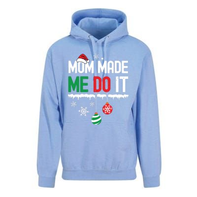 I Dont Do Matching Christmas Outfits Mom Made Me Do It Funny Unisex Surf Hoodie