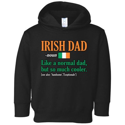 Irish Dad Definition Father’s Day Daddy Father Love Toddler Hoodie