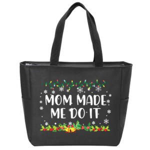 I Dont Do Matching Christmas Outfits Mom Made Me Do It Zip Tote Bag