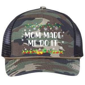 I Dont Do Matching Christmas Outfits Mom Made Me Do It Retro Rope Trucker Hat Cap