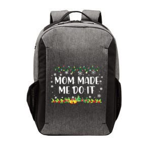 I Dont Do Matching Christmas Outfits Mom Made Me Do It Vector Backpack