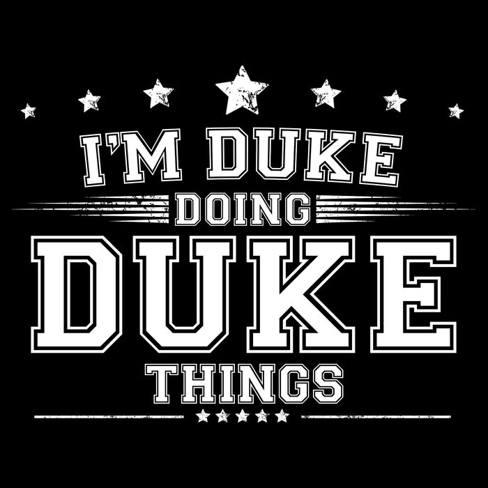 Im Duke Doing Duke Things Apron