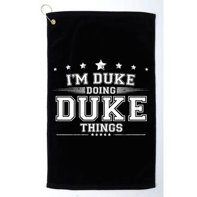 Im Duke Doing Duke Things Golf Towel
