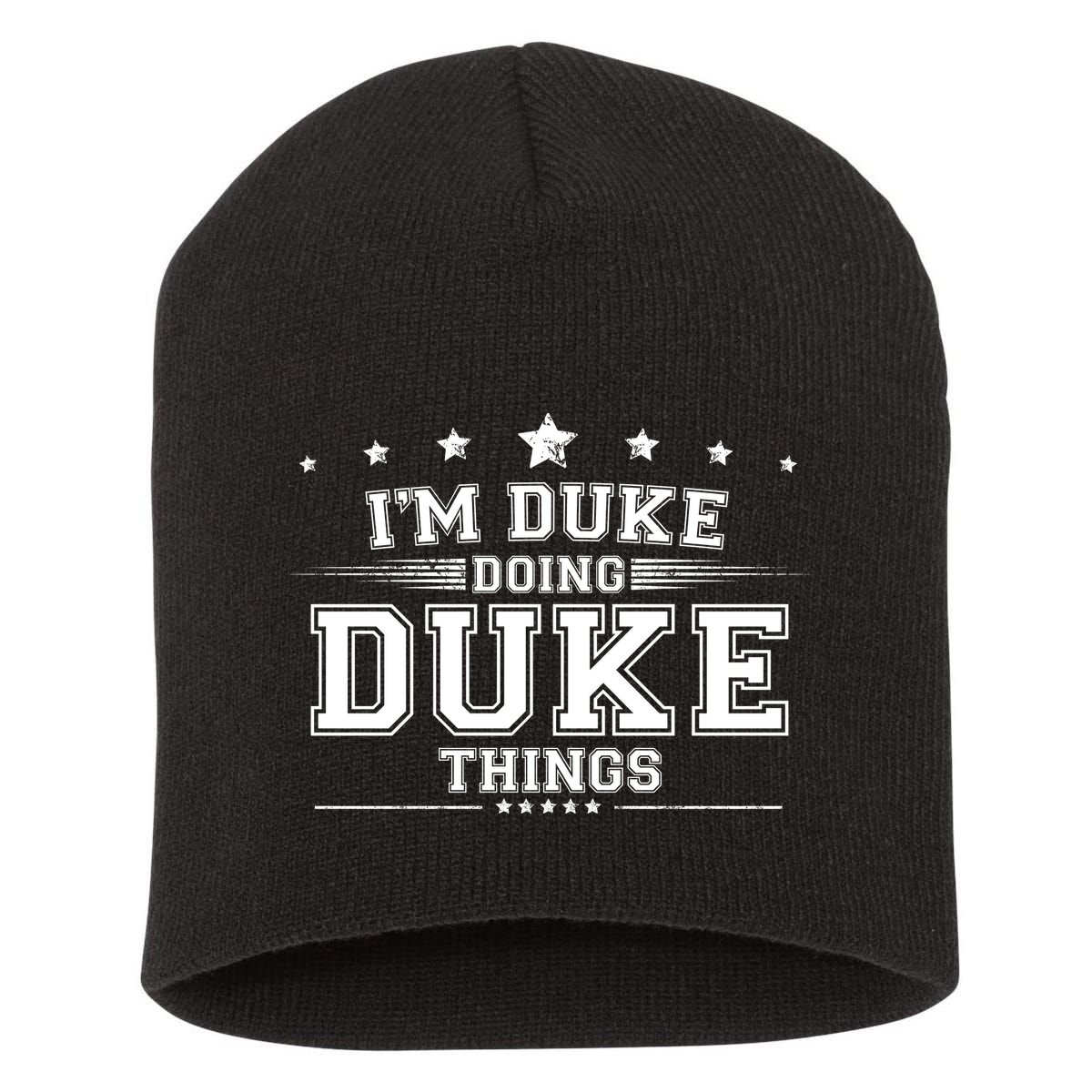 Im Duke Doing Duke Things Short Acrylic Beanie
