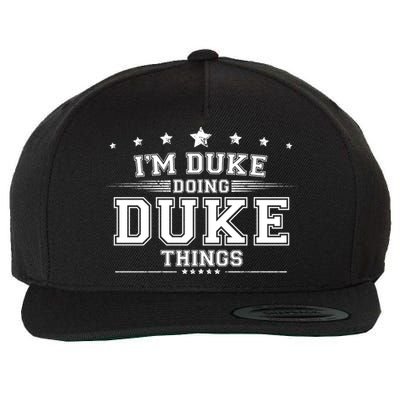 Im Duke Doing Duke Things Wool Snapback Cap