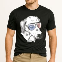 Independence Day Dalmatian Dog Cooling Performance Crew T-Shirt