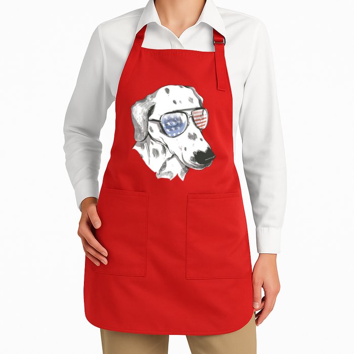 Independence Day Dalmatian Dog Apron
