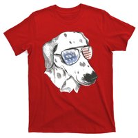 Independence Day Dalmatian Dog T-Shirt