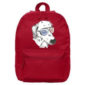 Independence Day Dalmatian Dog 16 in Basic Backpack