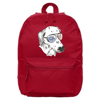 Independence Day Dalmatian Dog 16 in Basic Backpack