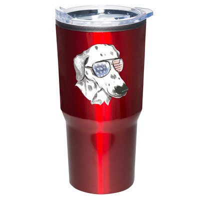 Independence Day Dalmatian Dog Tumbler