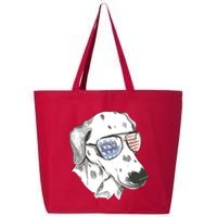 Independence Day Dalmatian Dog 25L Jumbo Tote