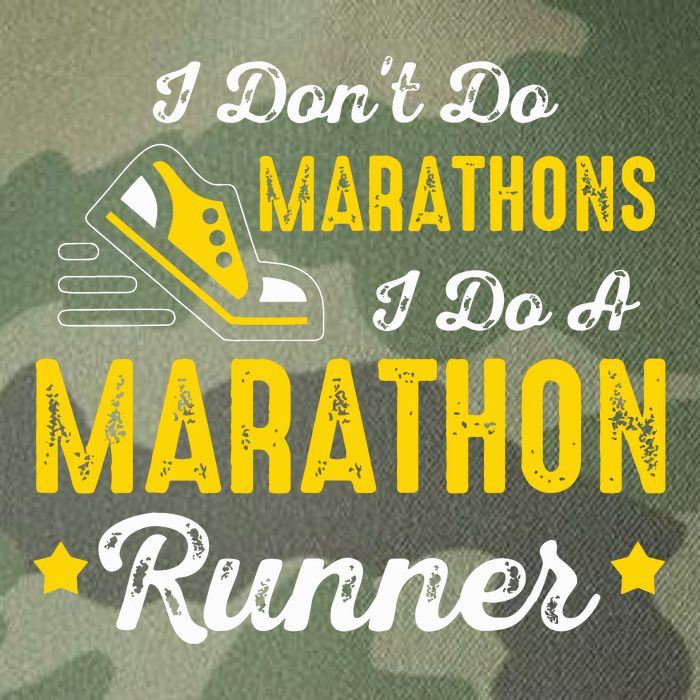 I Dont Do Marathons I Do A Marathon Runner Legacy Tie Dye Trucker Hat