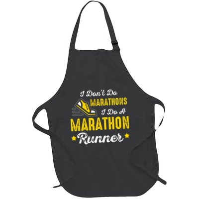 I Dont Do Marathons I Do A Marathon Runner Apron