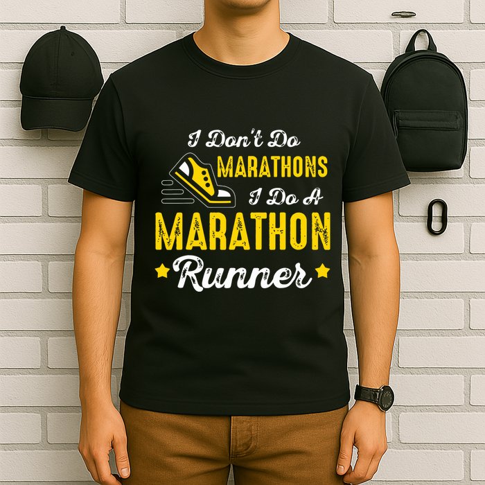 I Dont Do Marathons I Do A Marathon Runner T-Shirt