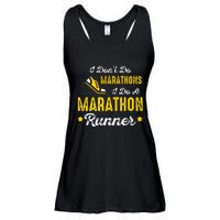 I Dont Do Marathons I Do A Marathon Runner Ladies Essential Flowy Tank