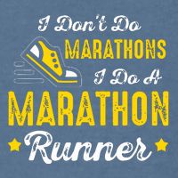 I Dont Do Marathons I Do A Marathon Runner Garment-Dyed Sweatshirt
