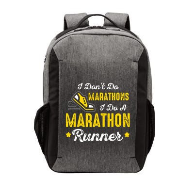 I Dont Do Marathons I Do A Marathon Runner Vector Backpack