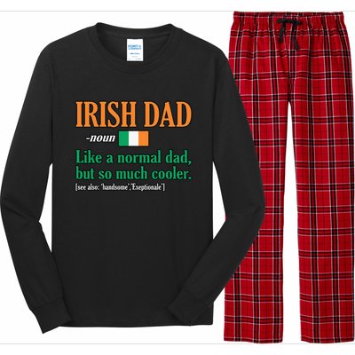 Irish Dad Definition Father’s Day Daddy Father Love Long Sleeve Pajama Set