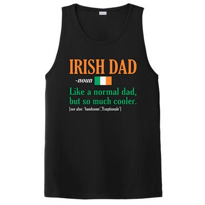 Irish Dad Definition Father’s Day Daddy Father Love PosiCharge Competitor Tank