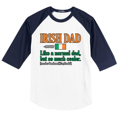 Irish Dad Definition Father’s Day Daddy Father Love Baseball Sleeve Shirt