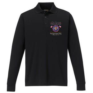 Inauguration Day Donald Trump 2025 Performance Long Sleeve Polo